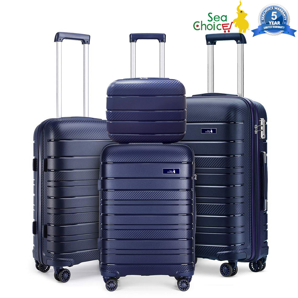 5Years Warranty Hard Shell 3pcs Set PP Quality Luggage Business Travel TSA Lock Smooth Wheel YKK Zip