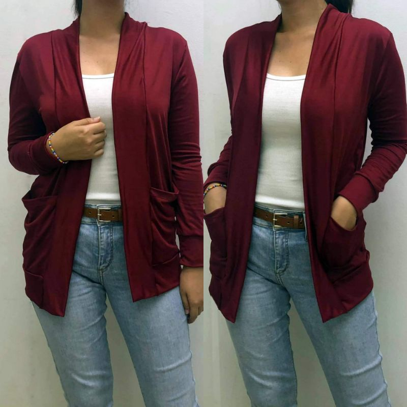 WOMEN'S FASHION CARDIGANS WITH SIDE POCKET