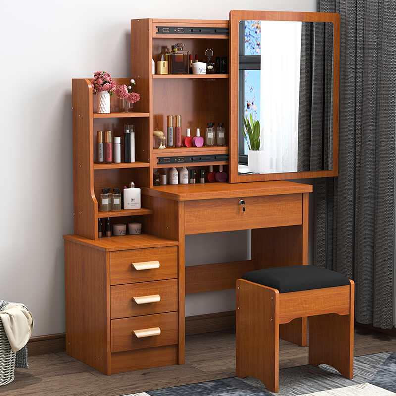 Vanity Dresser with Mirror and Chair small and large size available