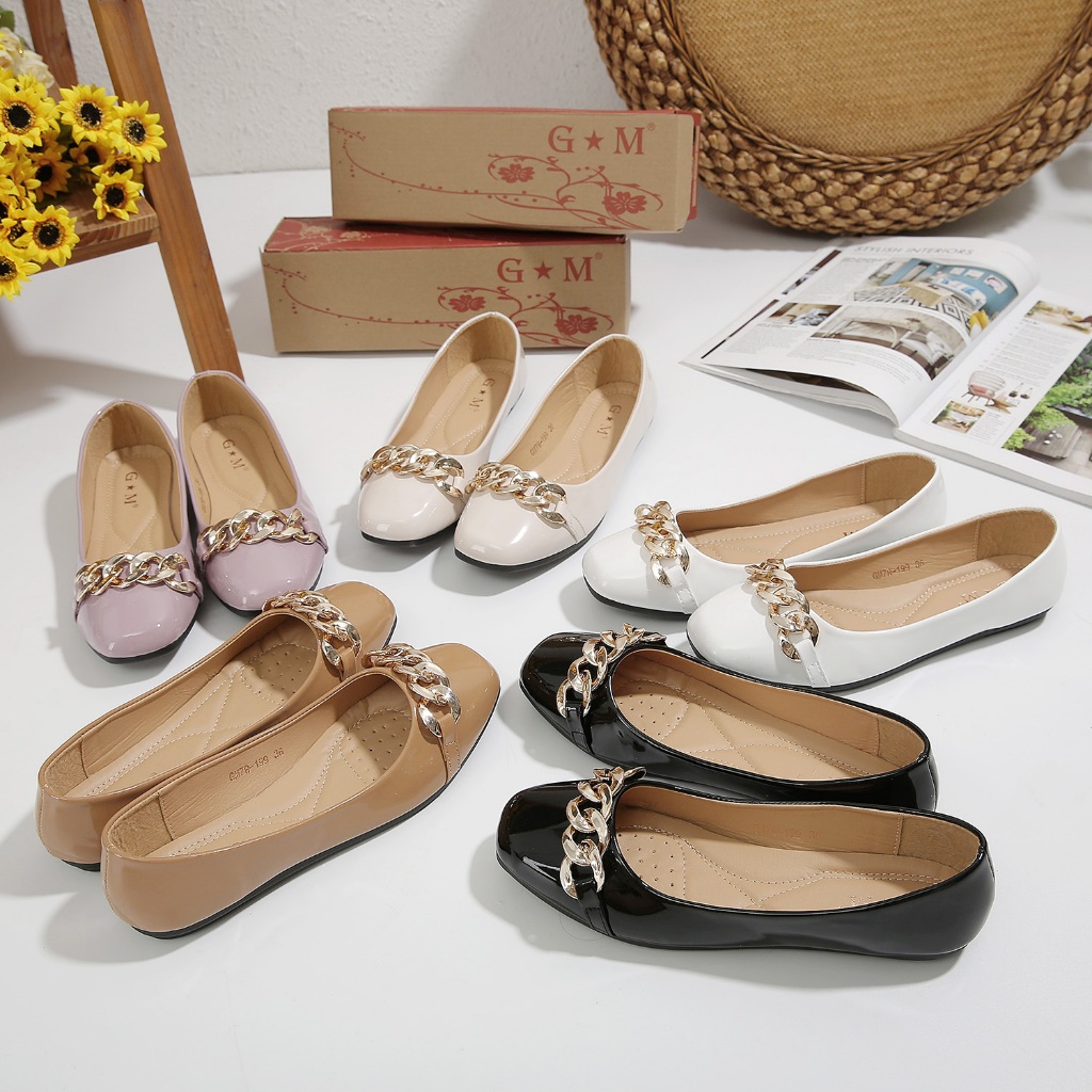 【AhSin】 Fashion Women Doll Shoes Office Flat Shoes Daily Loafer GM78-199