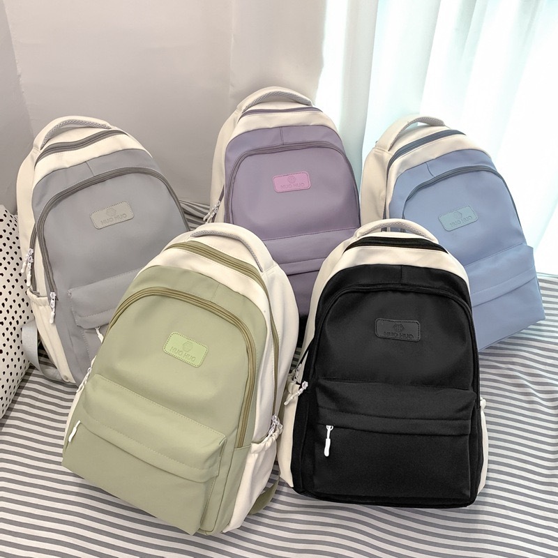 Mumu 6030 Korean Cute Minimalist Women BackPack University School College Students Bag Unisex Bags