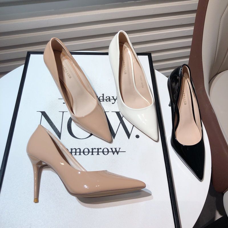 Henice Elegant Pointed Heels Stiletto Korean Fashion High Heel for Women