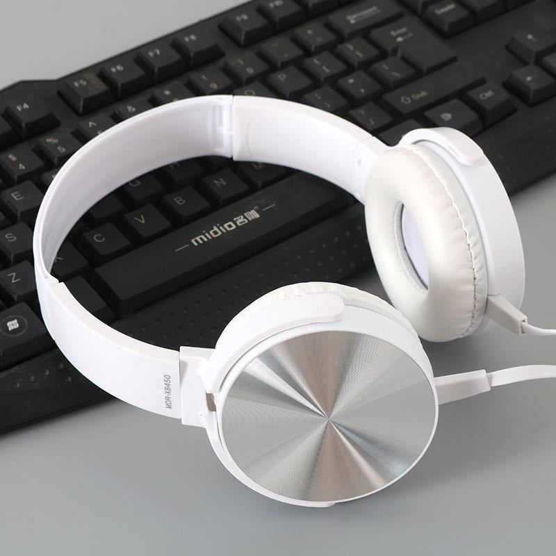 XB450 Headphone Extra Bass Stereo Headset Over-the-Ear Headphones With Mic