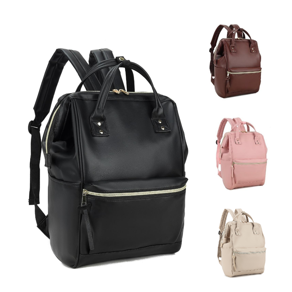 Original Leather Backpack For Women Waterproof Bag Authentic Bagpack Unisex Mini & Large Size