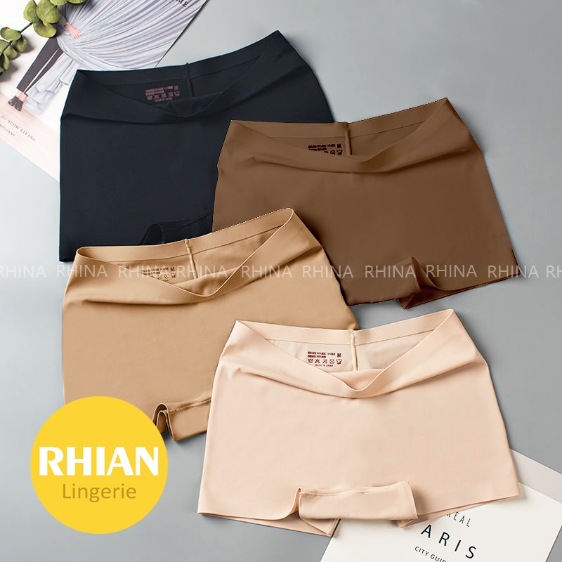 Rhian Plussize Seamless Panties Women's Soft Underwear Briefs lady's panty Hipster Boxer boyshorts