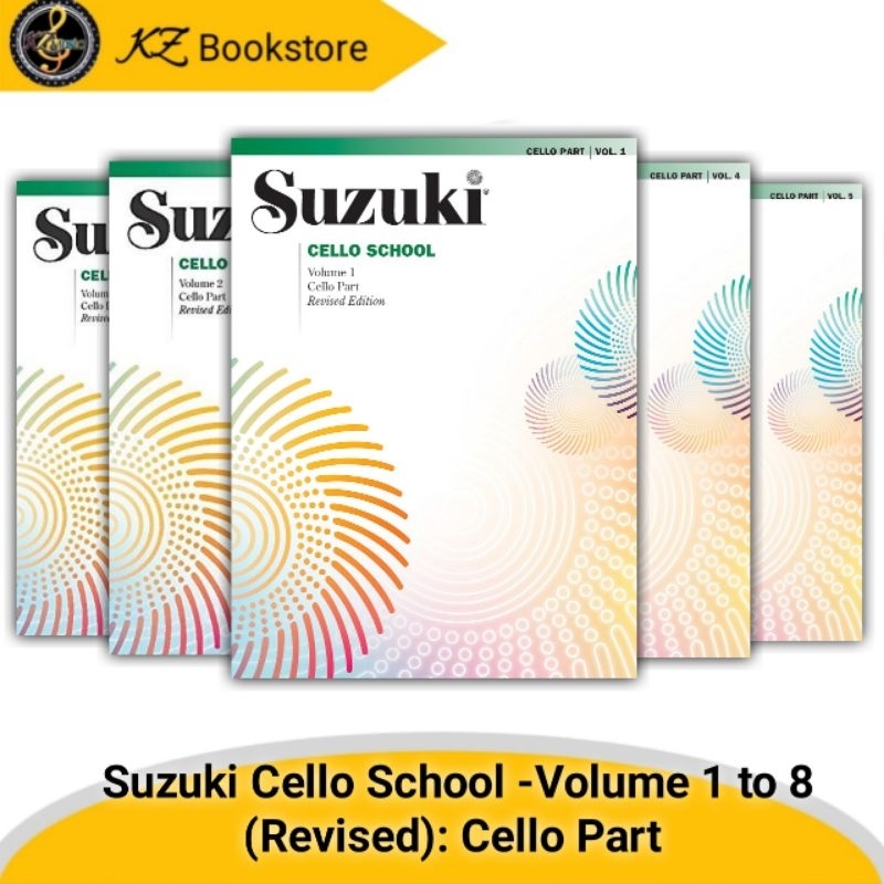 Suzuki Cello School -Volume 1-8 : Cello Part (Revised)