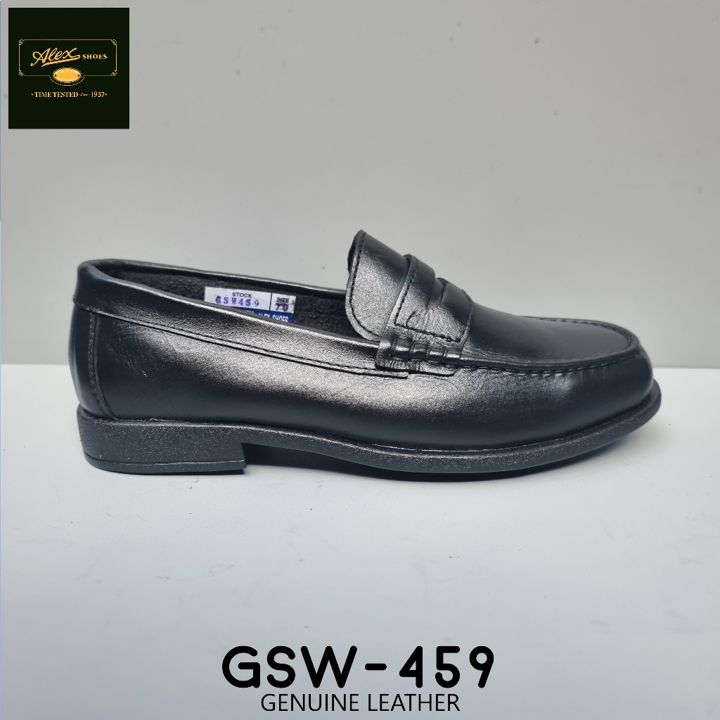 ALEX SHOES MEN'S ICONIC GENUINE LEATHER LOAFERS