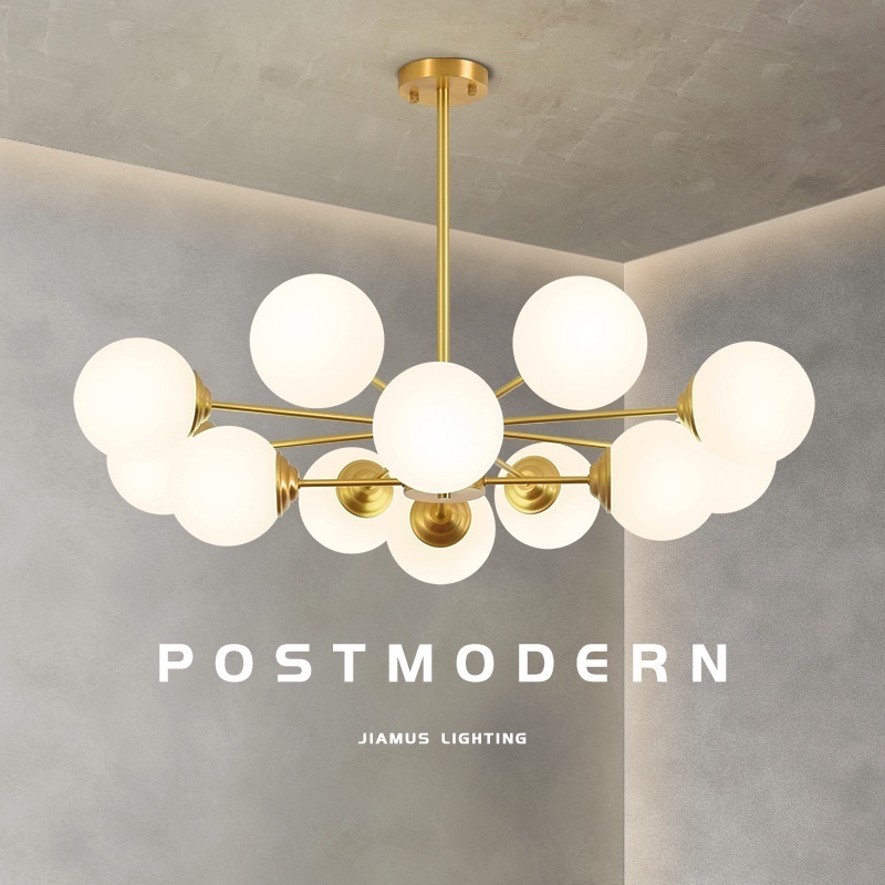 Gecree Living Room Light Nordic Lights Ceiling Light Modern Design Chandelier Bedroom Center Light