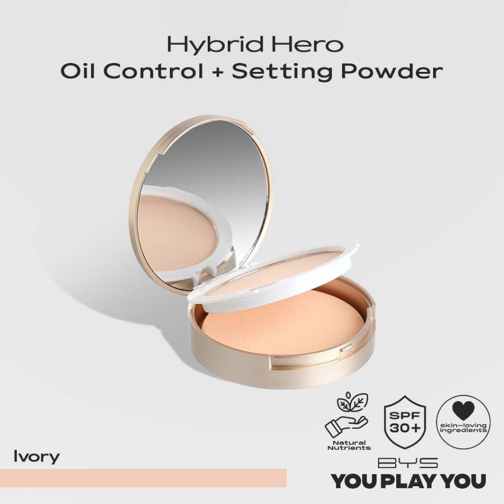 BYS Hybrid Hero Oil Control Setting Powder SPF 30+ Coconut Water Bamboo Stem Extract