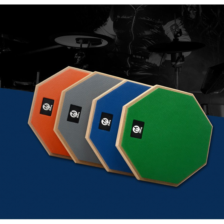 【Fast delivery】8 Inch Rubber Wooden Dumb Drum Practice Training Drum Pad for Jazz Drums Exercise