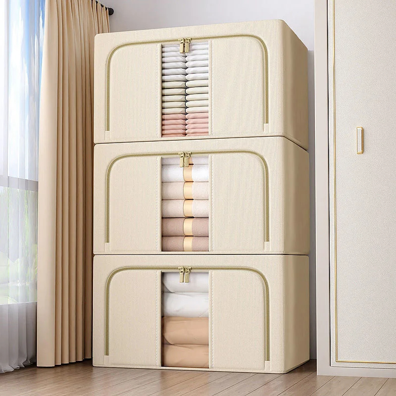 Clothes Organizer Storage Box Foldable for Clothes Cabinet Cover Collapsible Wardrobe Cloth Storage