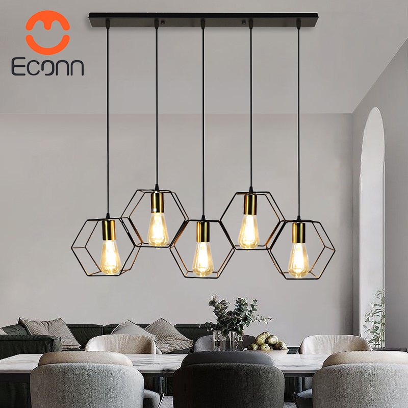 Pendant Light Nordic Industrial Style Ceiling Chandelier for Dining Table Living room Hanging Light