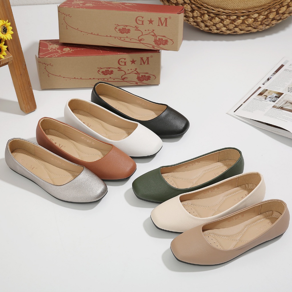 【AhSin】 Fashion Women Doll Shoes Office Flat Shoes Daily Loafer GM78-205