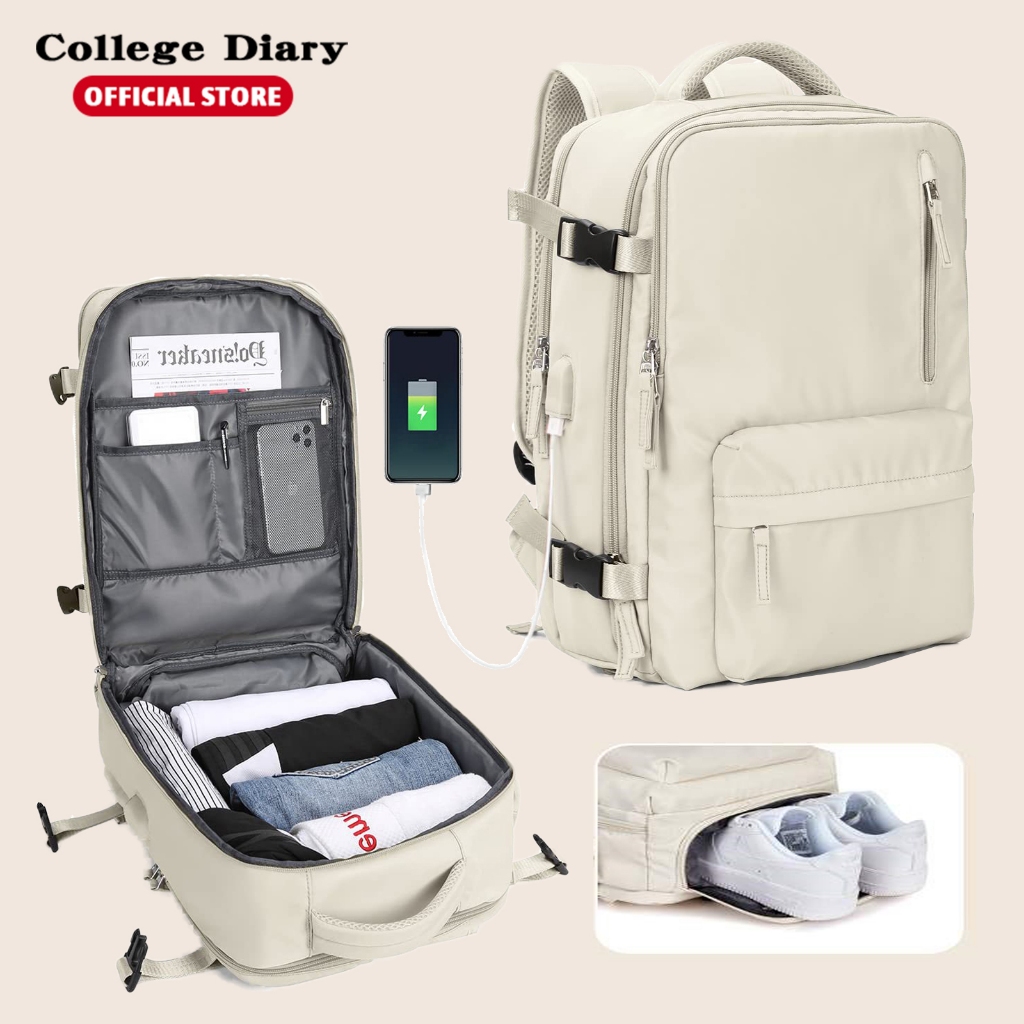 Waterproof Laptop Backpack 16 inch Multifunction Travel Backpack Outdoor Luggage Bag For Unisex