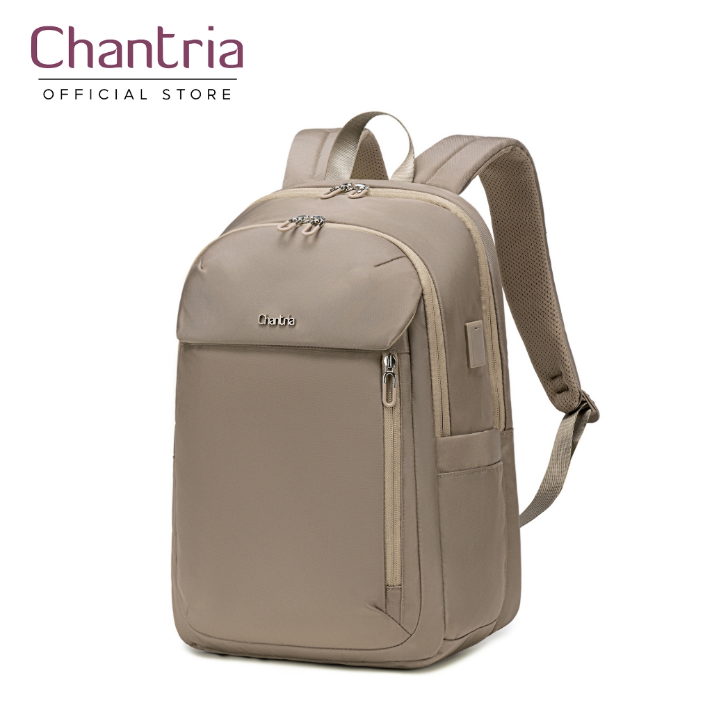 Chantria CB00633 Shockproof 15.6 Laptop Compartment USB Port Waterproof Backpack for Women