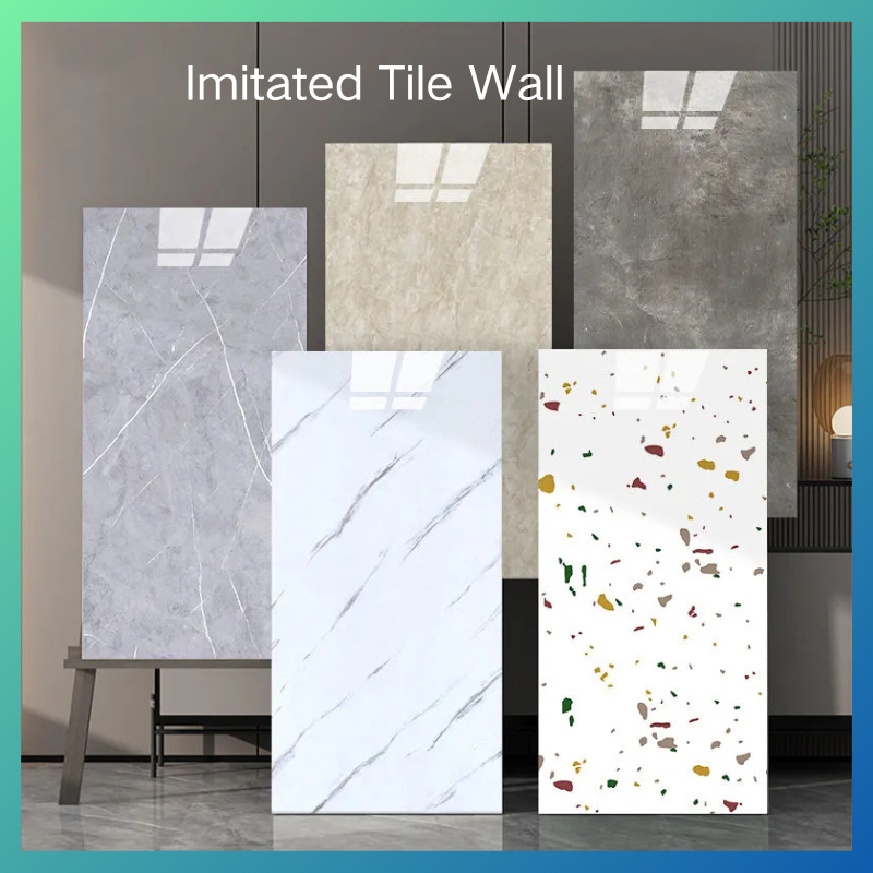 Marble Wallpaper adhesive Waterproof decor wall PVC 30×60cm printed wallpaper