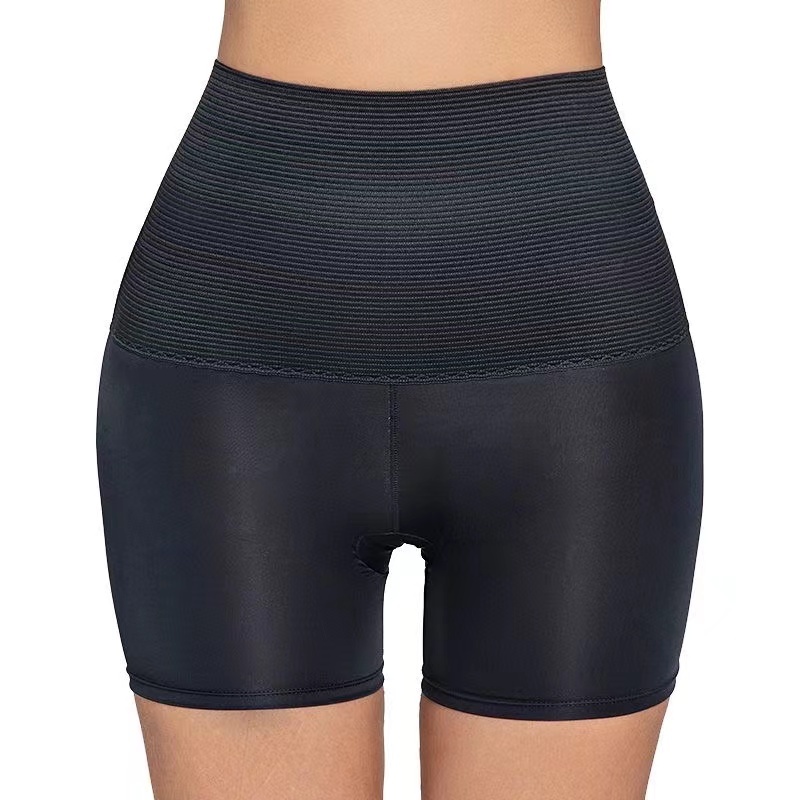 High waisted boxer pants for women with hip lift and shaping waist shapewear