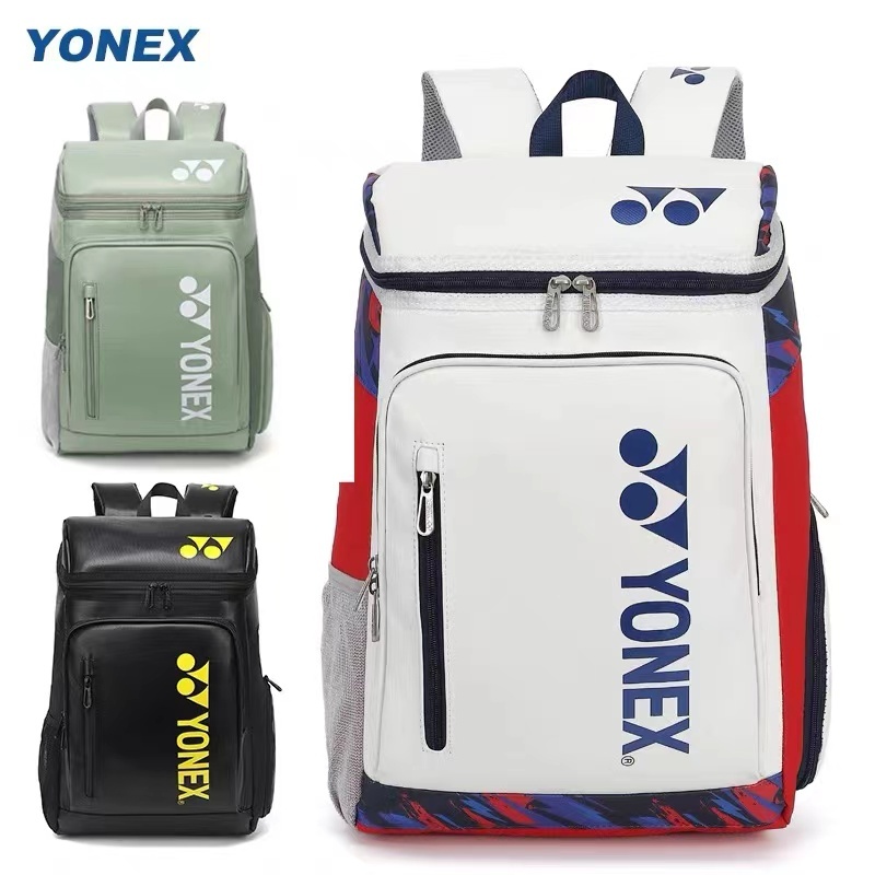 Yonex Badminton Bag Backpack Men's and Women's Training Book Bag Backpack Tennis Sports Backpack
