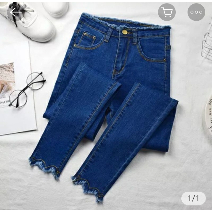 Korean hot style new jeans, high waist, fashionable, stretchy and sexy Denim fabric, quality