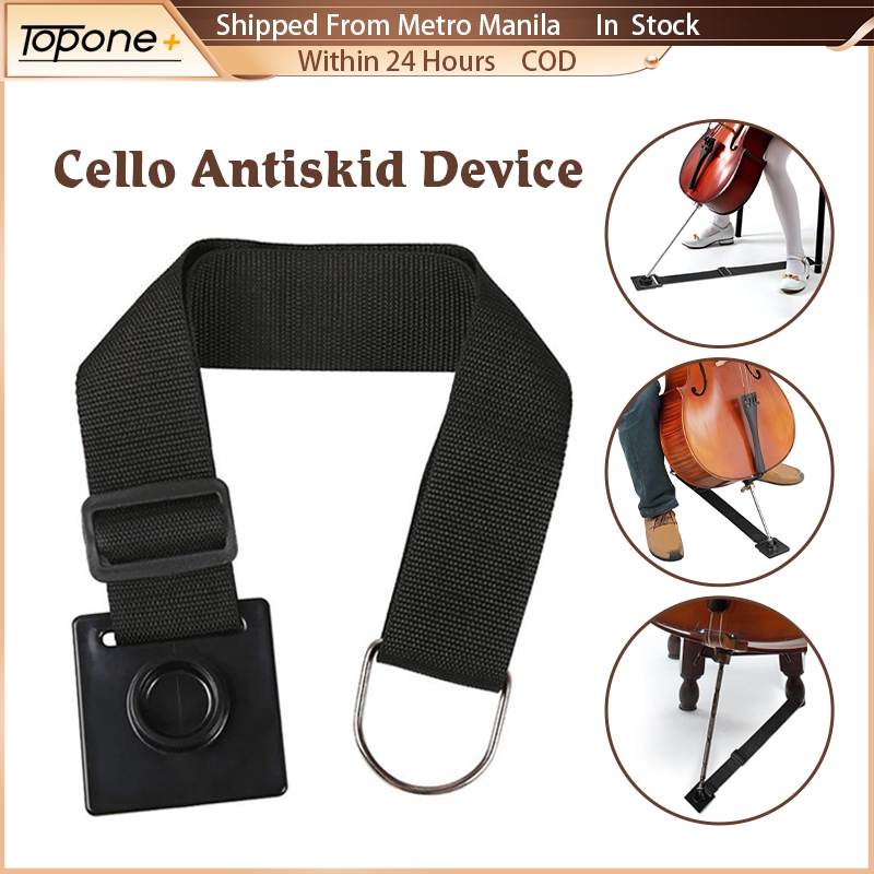 Black Cello Positioning Non Slip Pad Non-slip Cello Endpin Stopper Holder Stand