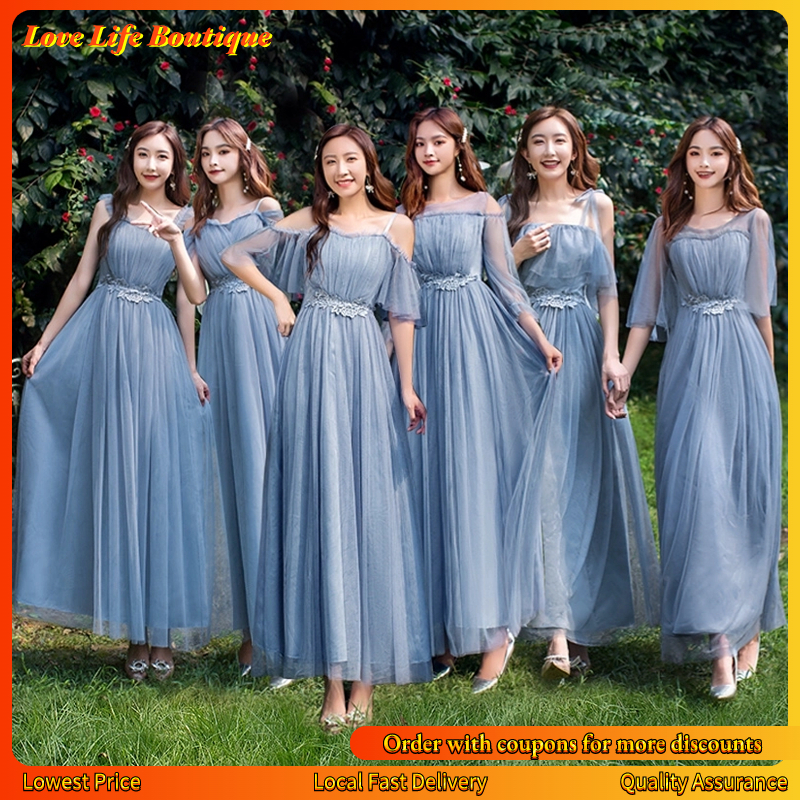 Women Elegant Bridesmaid Dress Gown Wedding PartyDinner Evening Maxi Dresses 4 colors various styles