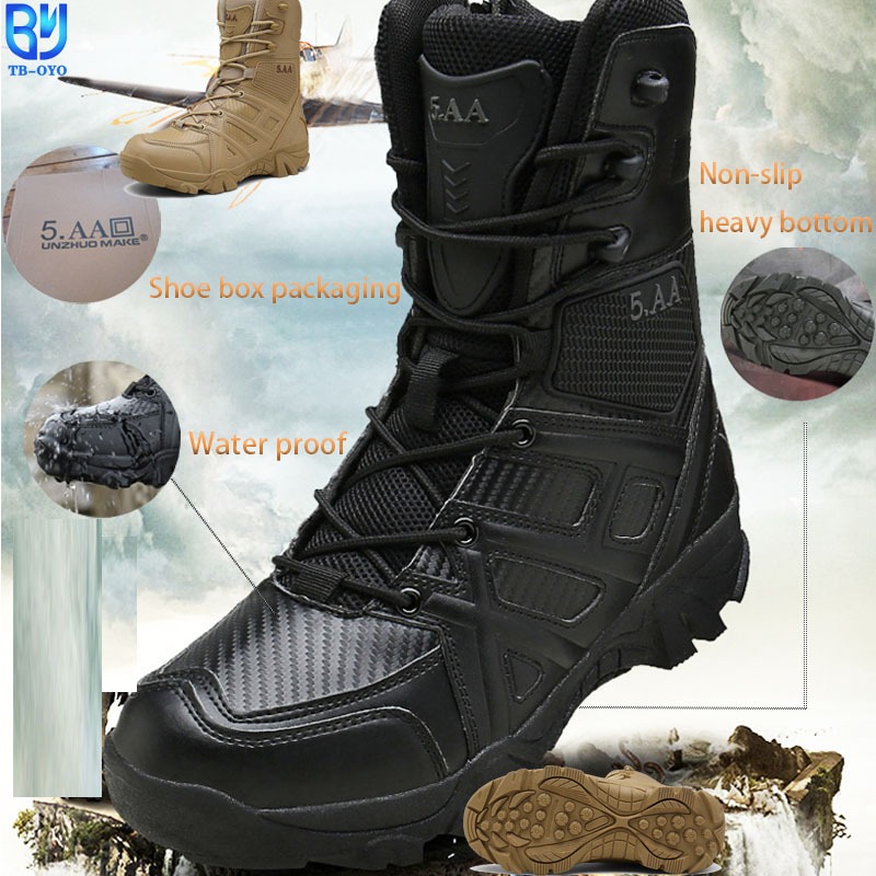 Heavy bottom and high top Work Boots Hiking Boots Non-slip Wear-resistant Ankle Boots Waterproof