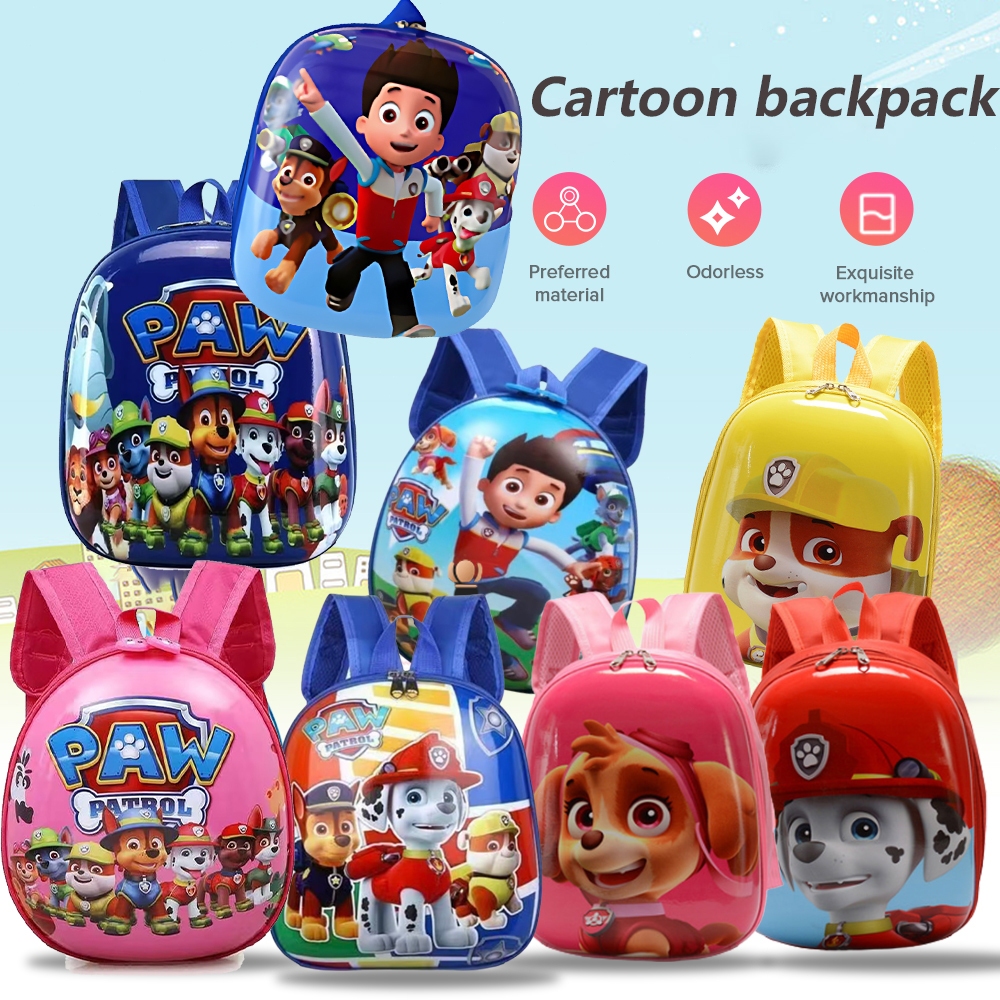 Cartoon Bags Kids School Bag Hard Shell Paw Patrol Kindergarten Kid Backpack for Children Bag Pack