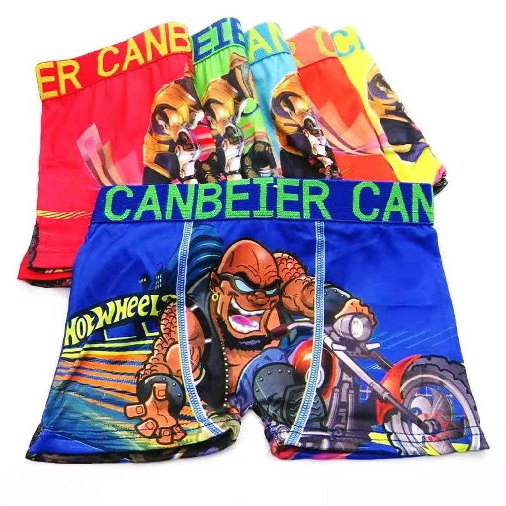 bemy 6/12pcs Per Pack Boxer Shorts For Kids Boys ( 3 - 11 Years )