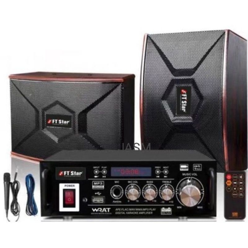 Megapro FT STAR 6INCHE SPROFESSIONAL KARAOKE HOME AUDIO SPEAKER SET 200Watts BN-208
