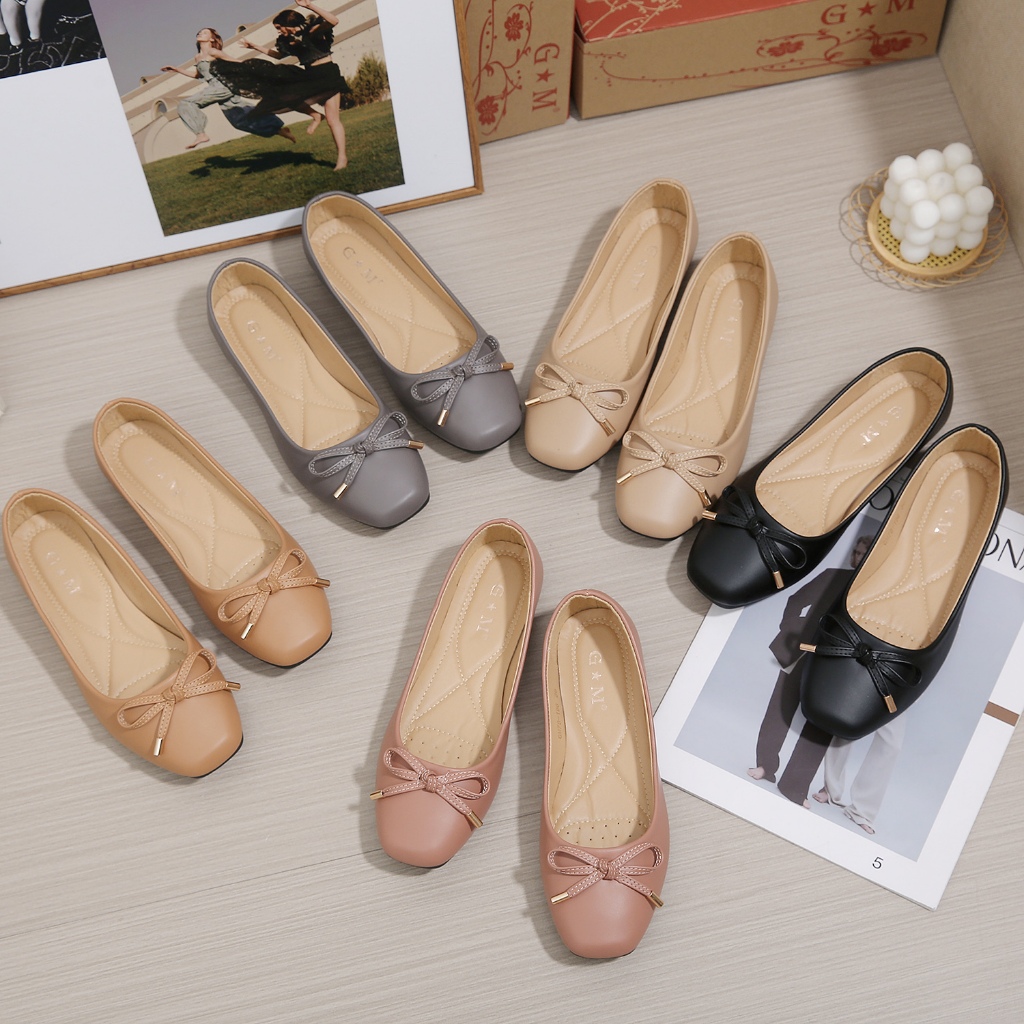 【AhSin】 Fashion Women Doll Shoes Office Flat Shoes Daily Loafer GM78-196