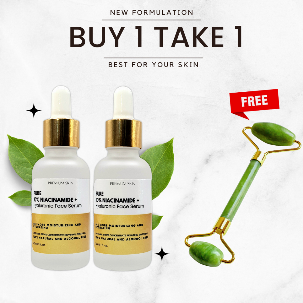 Buy 1 Take 1 Premium Skin 10% Niacinamide+ Hyaluronic Face Serum