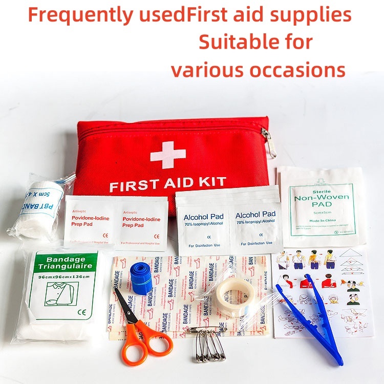 Set First Aid Kit Portable Outdoor Waterproof For Family Or Travel Emergency Medical Treatment