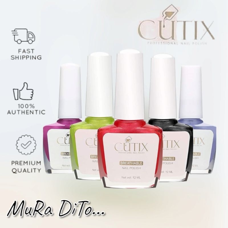 CUTIX by bremod breathable nail polish, 12ml nail laquer, cutiqs