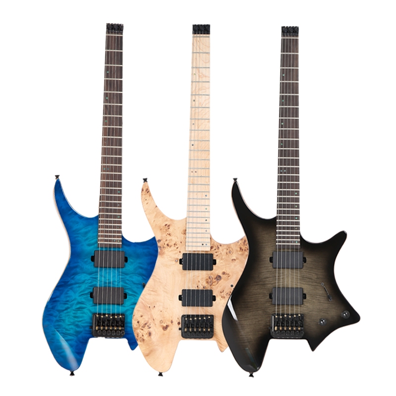 ZLG 6-string headless Electric guitar Professional&beginners Free gifts Spot goods