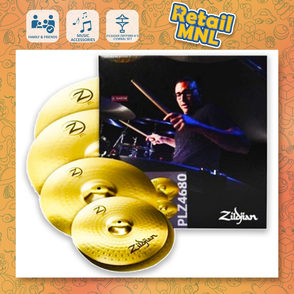 Retailmnl Zildjian ZBTP390-A 5 Cymbal Set Music Instrument Accessories