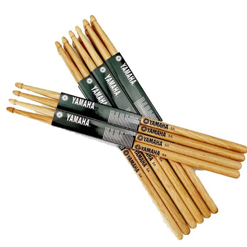 【Fast delivery】KAWES YAMAHA 5A/7A Drum Sticks Wood Drumsticks 2pcs Professional Drum Sticks