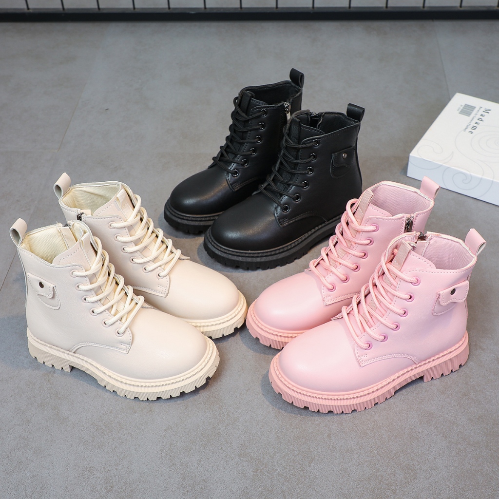Future seeds ankle boots for kids girls zip boots for kids unisex size 25-36
