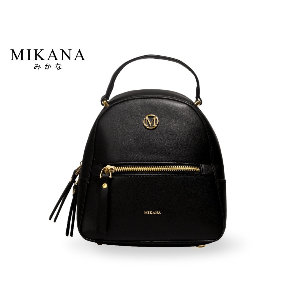 Mikana Reiji Small Leather Backpack for Women fashion school bag mini bagpack for women gift for her