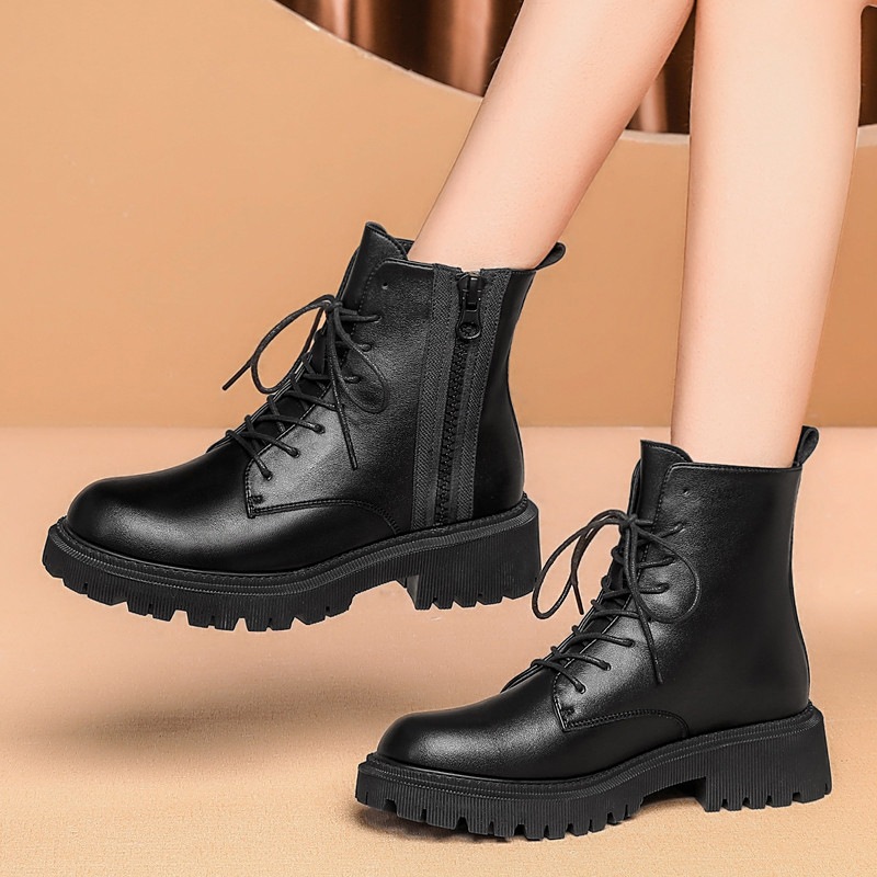New arrival high quality ankle boots platform casual martin boots shoes for women SIZE 35-40