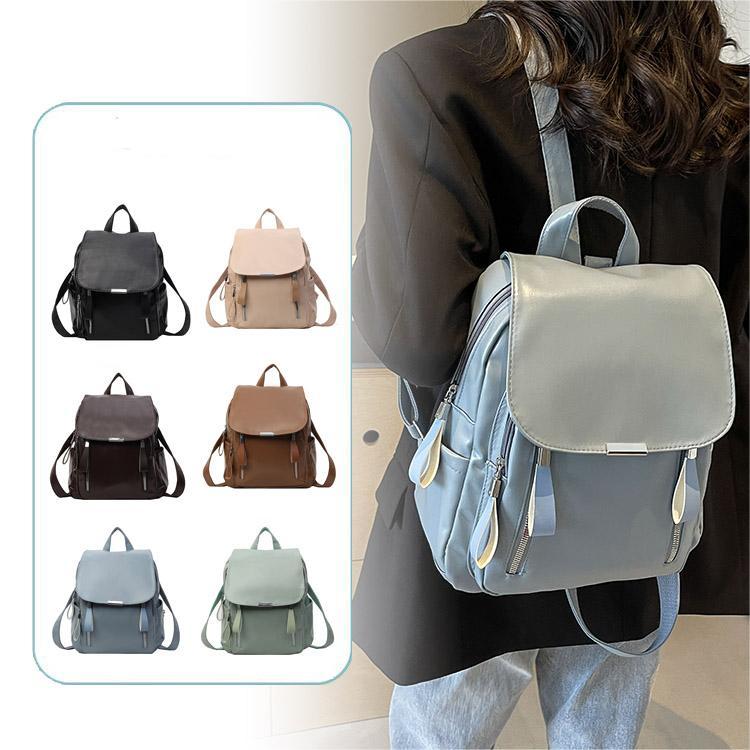 JNK Women's Fashion Leather Backpack Korean Stylish Bag