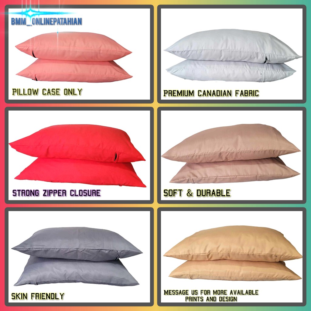 Pillow Cases (Punda) with Zipper / CANADIAN / High Quality