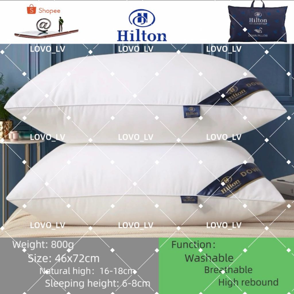 BUY 1 TAKE 1 White magic pillow ( 2PC free tote bag) Hilton Hotel Pillow
