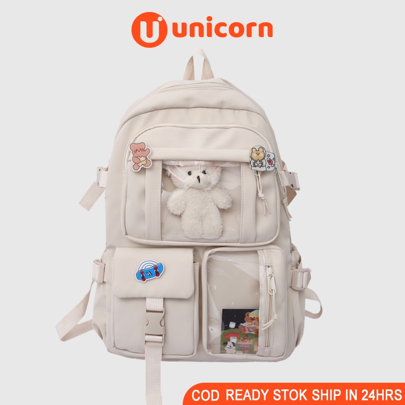 Large-capacity High School Student Backpack Ins Japanese Schoolbag Female Korean Girl Backpack