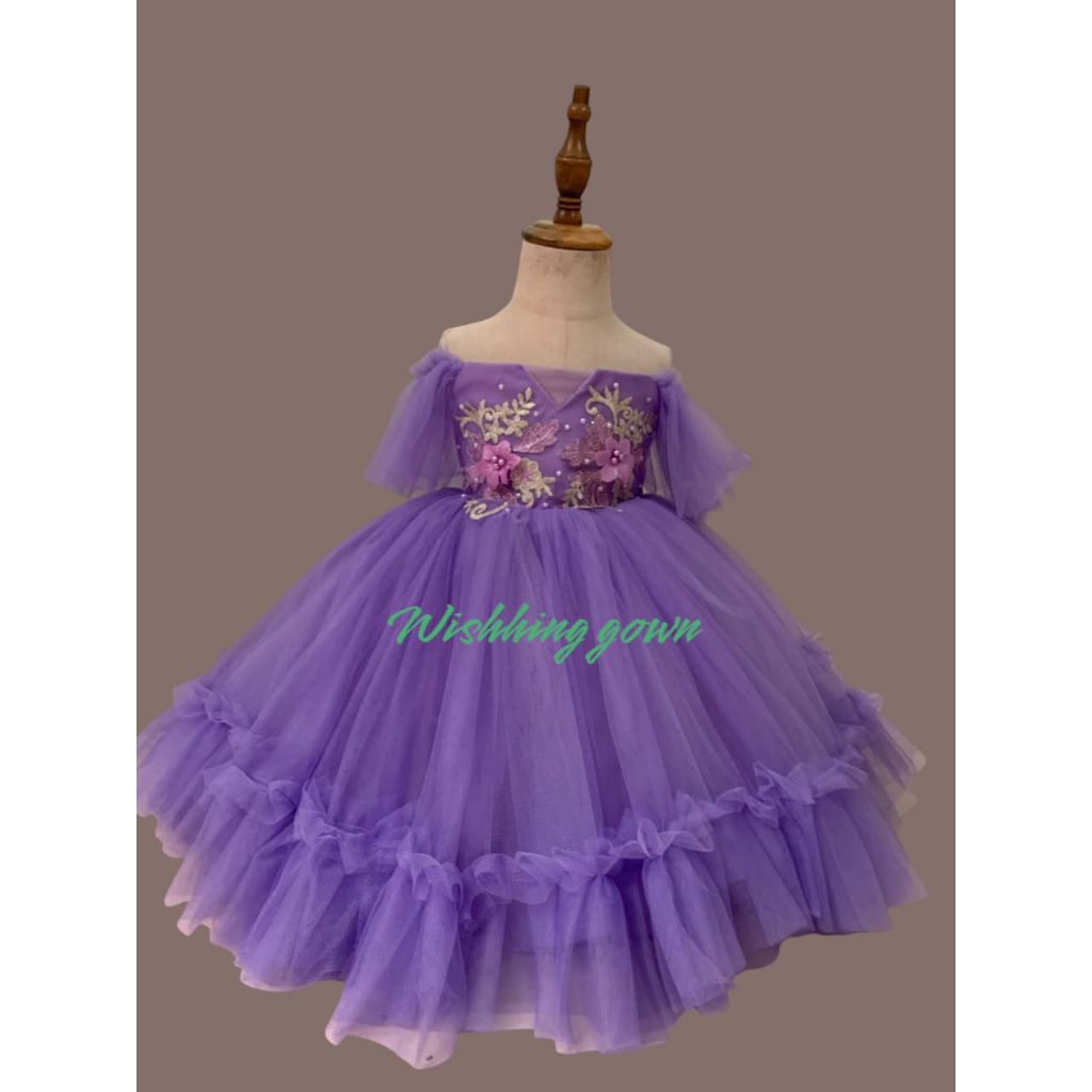 OFF SHOULDER BABY GOWNS