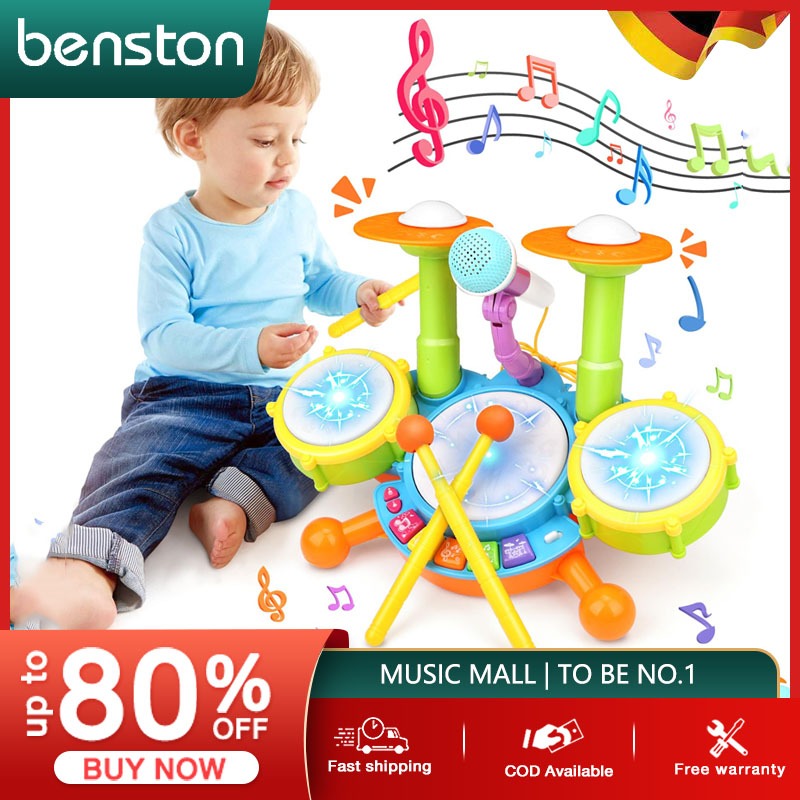 Drum Set For Kids 5 in 1 Baby Toddlers Musical Toys Educational Instruments Toys Kids drum set