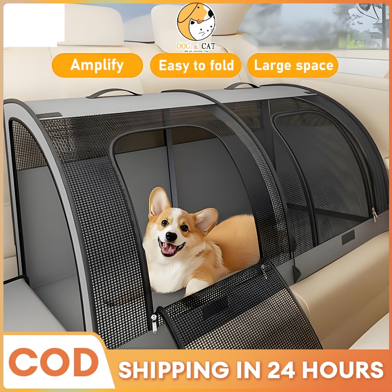 Pet Car Seat Tent Cat Car Seat Cage Dog Car Seat Bag Outdoor Cat House Pet Tent for Travel