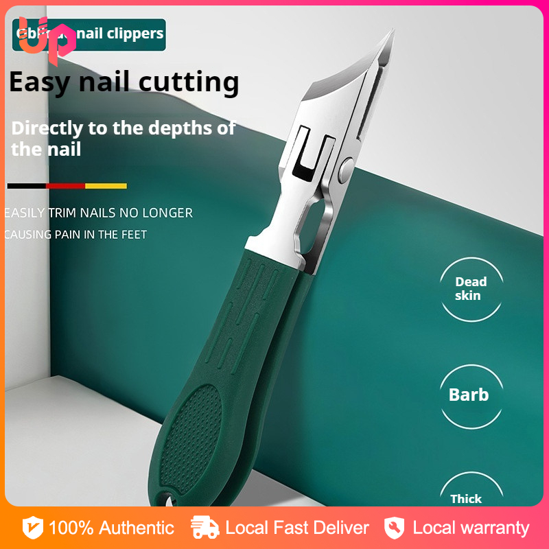 Long Pointed Beak Oblique Nail Clippers Stainless Steel Ingrown Toenail Clippers Anti-Splash