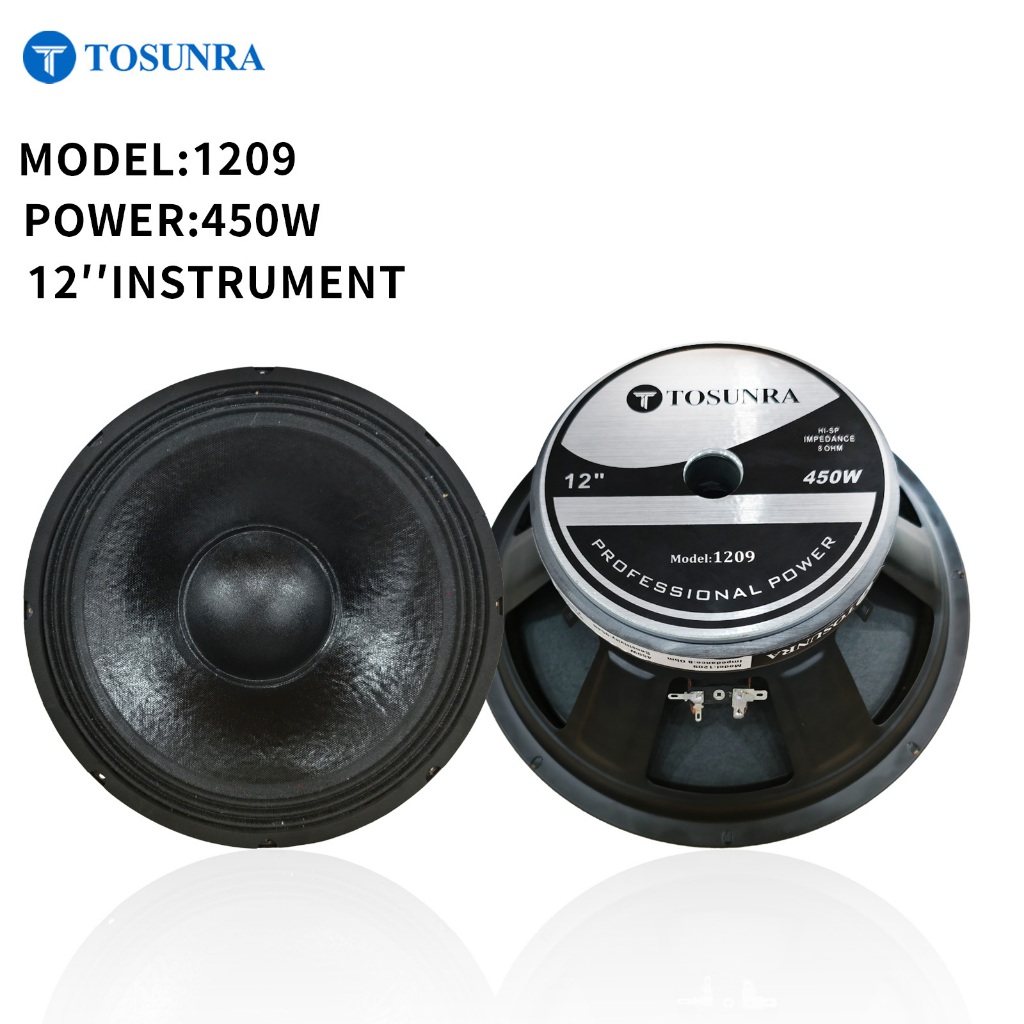 TOSUNRA 【1 PC ONLY】 8/10/12/15 inches 200W/350W/450W/600W/900W Instrumental Woofer Speaker