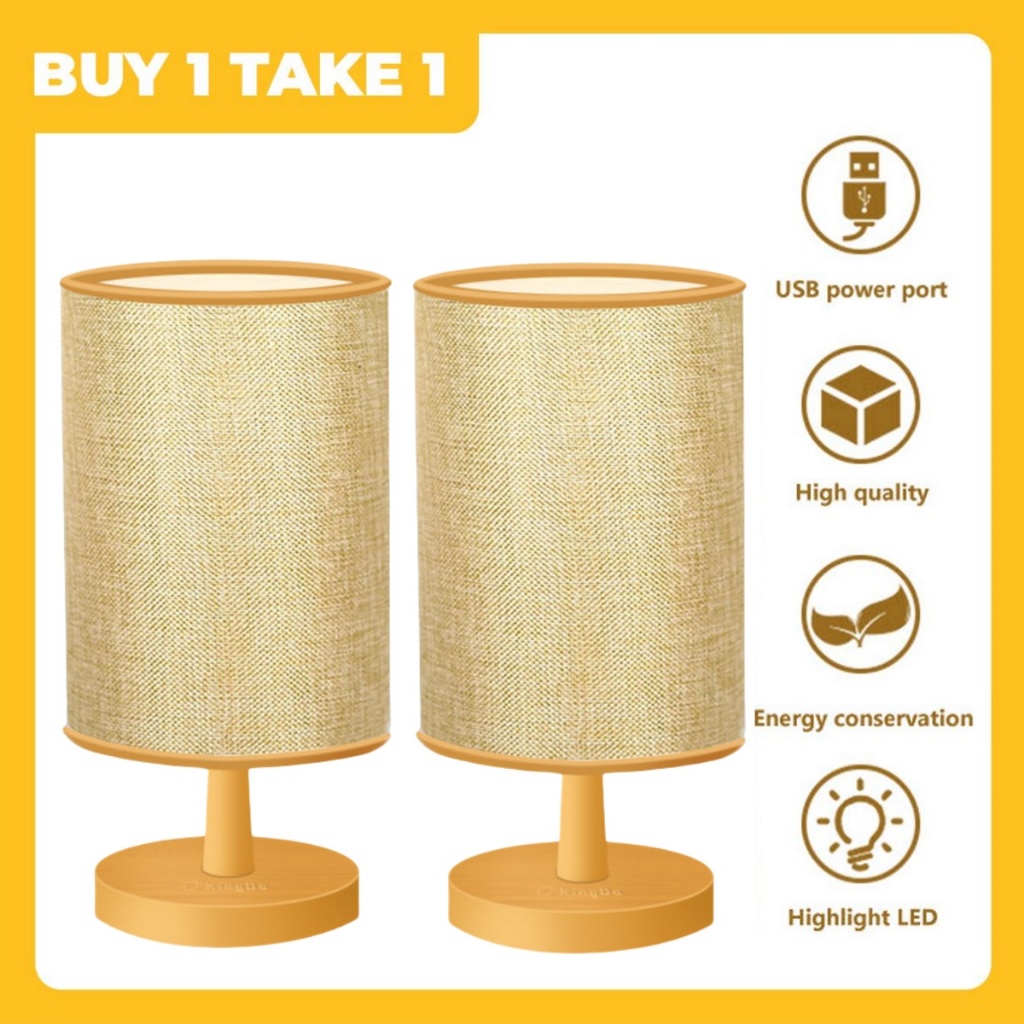Table Lamp, New Linen Table Lamp, Led Table Lamp, Eye Protection, Usb Powered Lamp, Bedroom Decorati