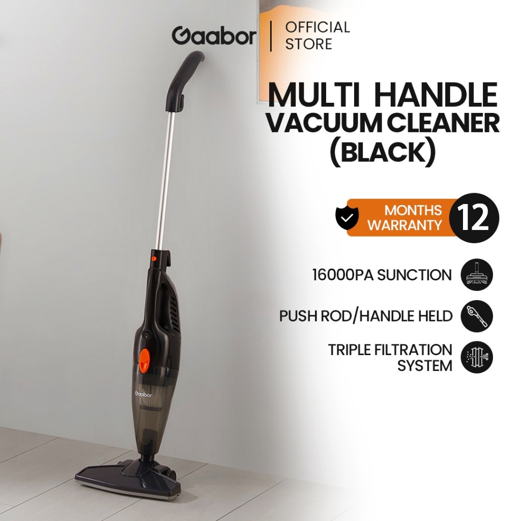 Gaabor 3-in-1 Vacuum Cleaner 10000Pa Suction Corded & Cordless Lightweight with Accessories
